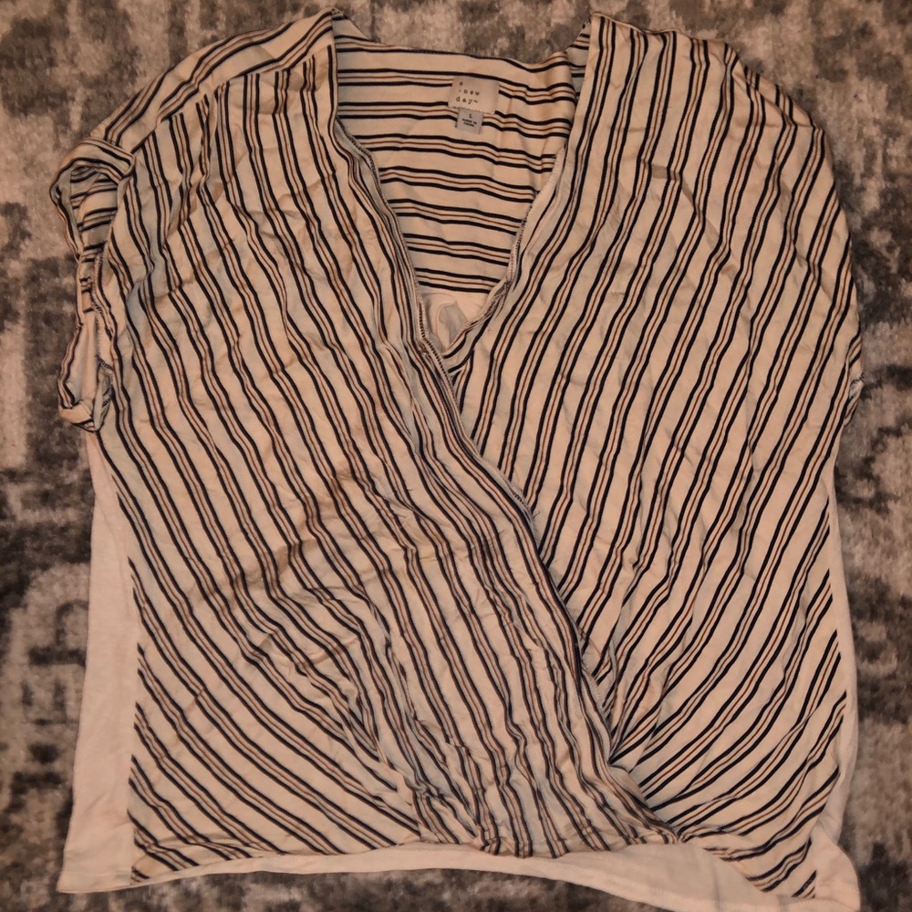 Wrap style blouse/shirt